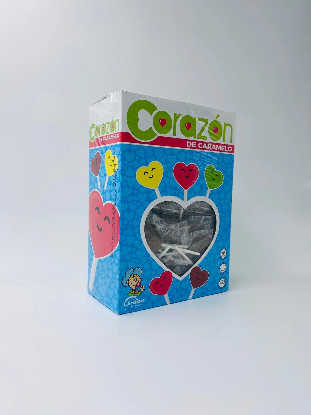 Sucettes Cœur Corazón – Lot de 3 gourmandises fruitées 