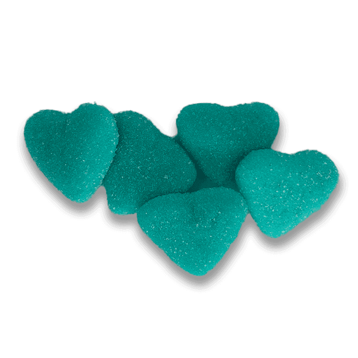 Cœurs Bleus Sucres Fourree Halal 🍬